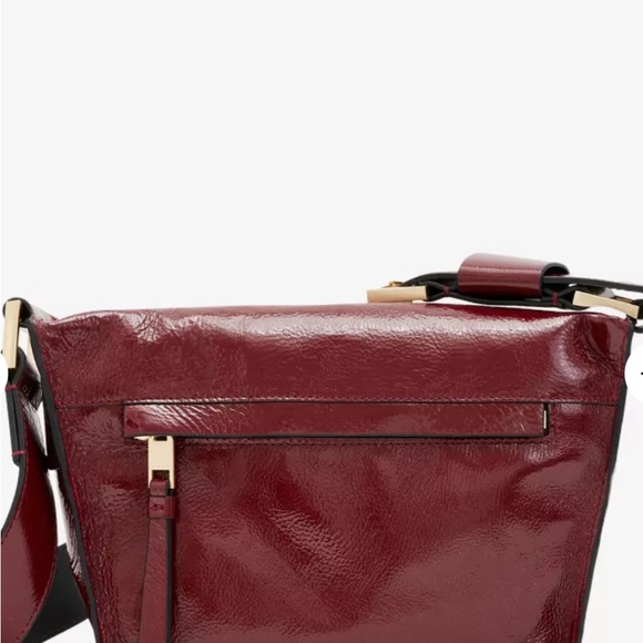 All Saints Patent Leather Crossbody Bag with Adjustable Strap - Picture 4 of 10